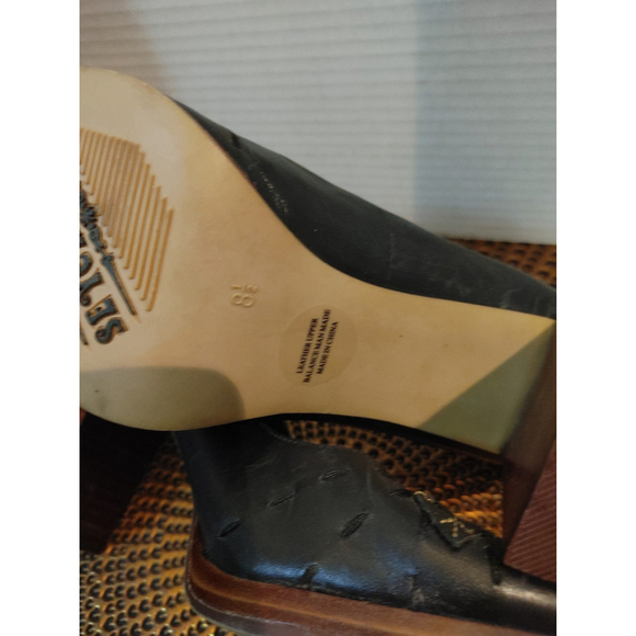 Seychelles Peep Toe Heels Size 8.5 - Picture 8 of 8